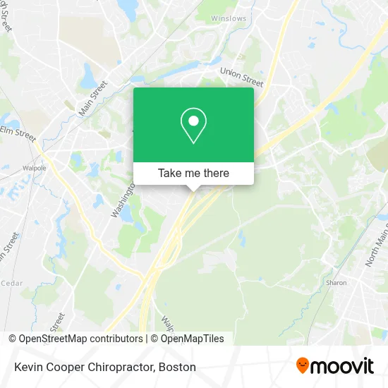 Kevin Cooper Chiropractor map