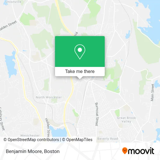 Benjamin Moore map