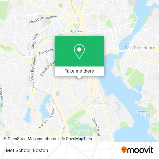 Met School map