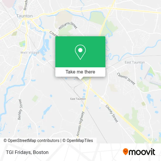Tgi Fridays map