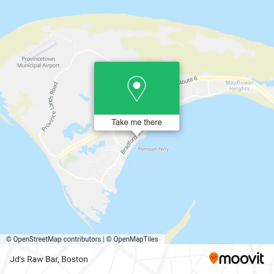Jd's Raw Bar map