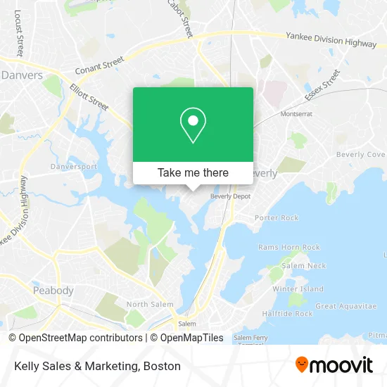 Kelly Sales & Marketing map