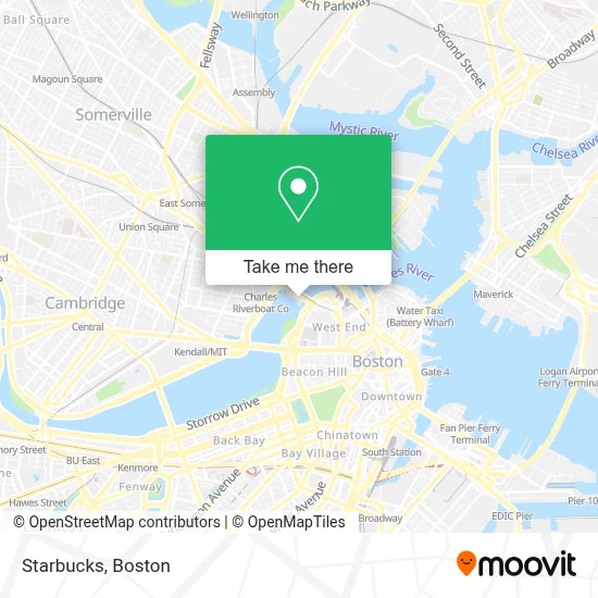 Starbucks map