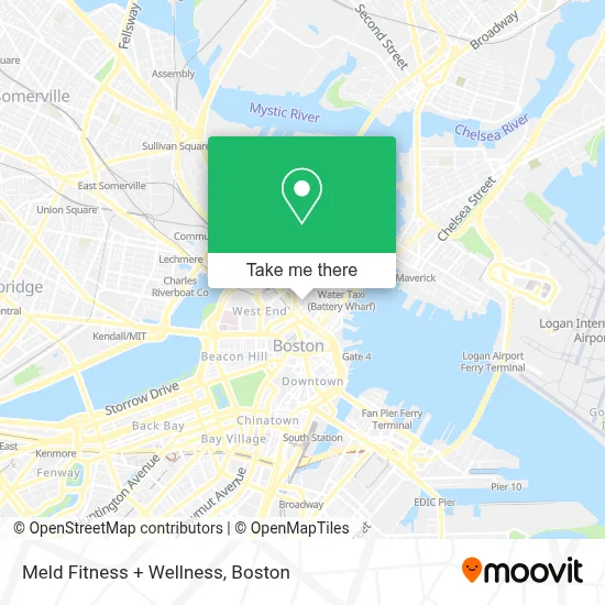 Meld Fitness + Wellness map