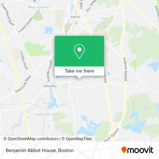 Benjamin Abbot House map