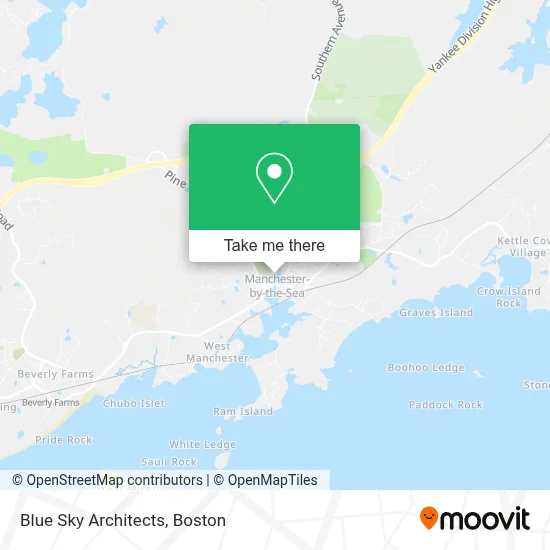 Blue Sky Architects map