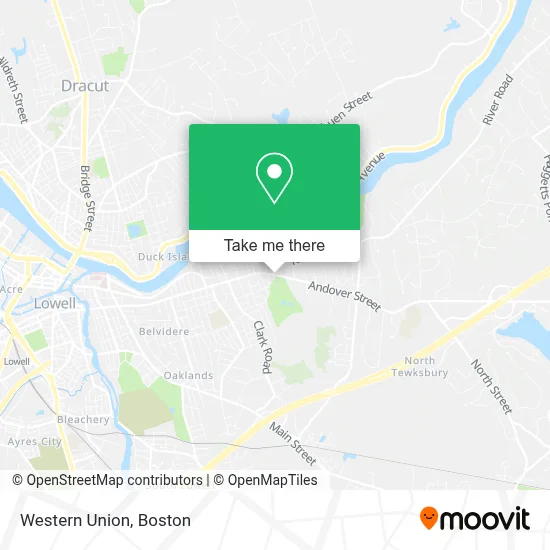 Western Union map