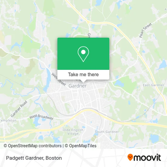 Padgett Gardner map