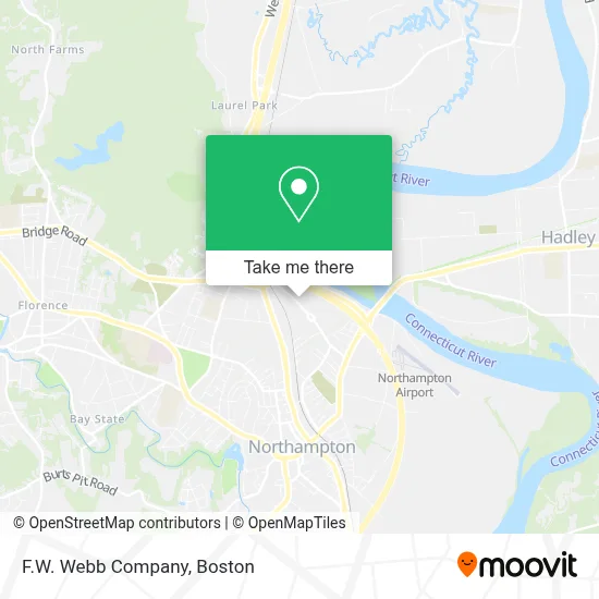 F.W. Webb Company map