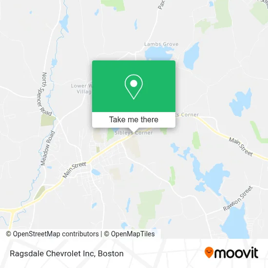 Ragsdale Chevrolet Inc map