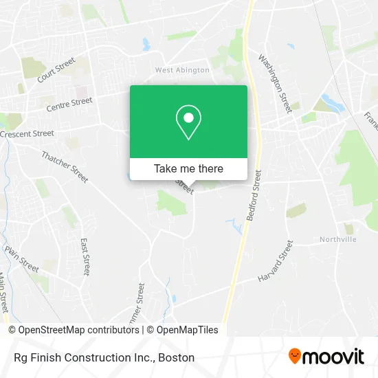 Rg Finish Construction Inc. map