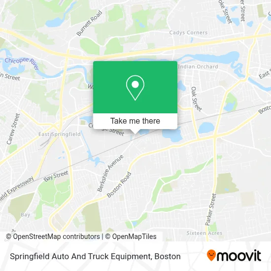 Springfield Auto And Truck Equipment map