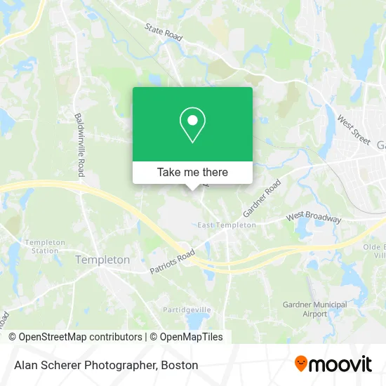 Alan Scherer Photographer map