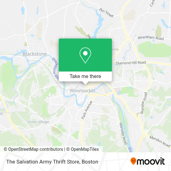 The Salvation Army Thrift Store map
