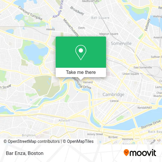 Bar Enza map