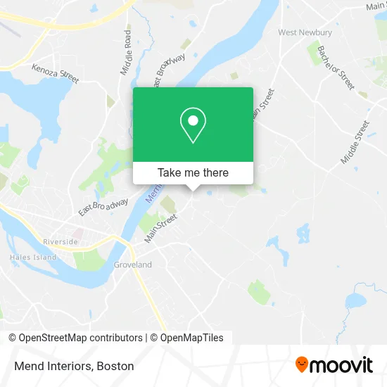Mend Interiors map