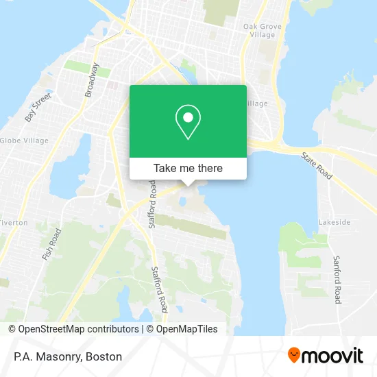 P.A. Masonry map
