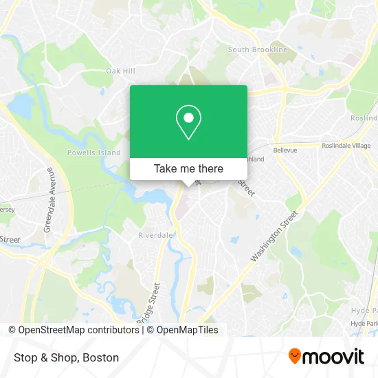 Stop & Shop map