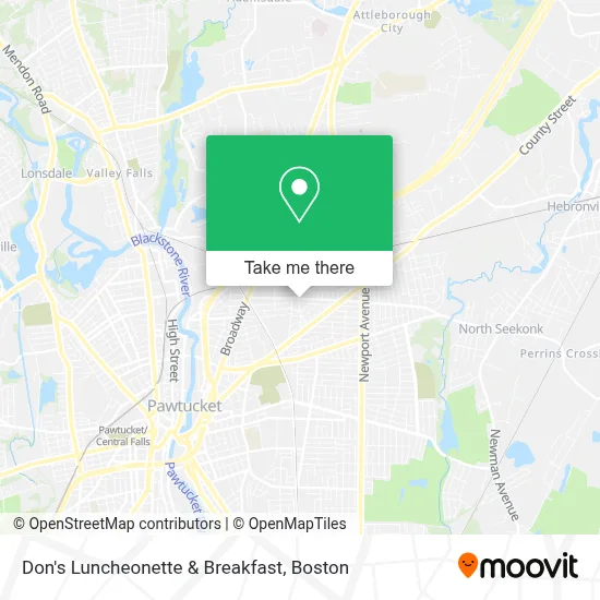 Don's Luncheonette & Breakfast map