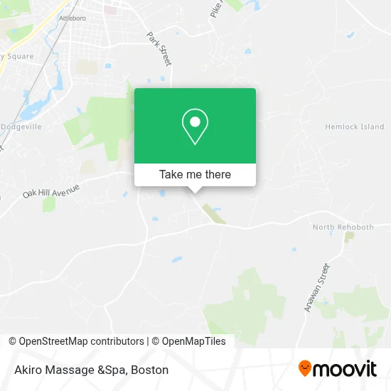 Akiro Massage &Spa map