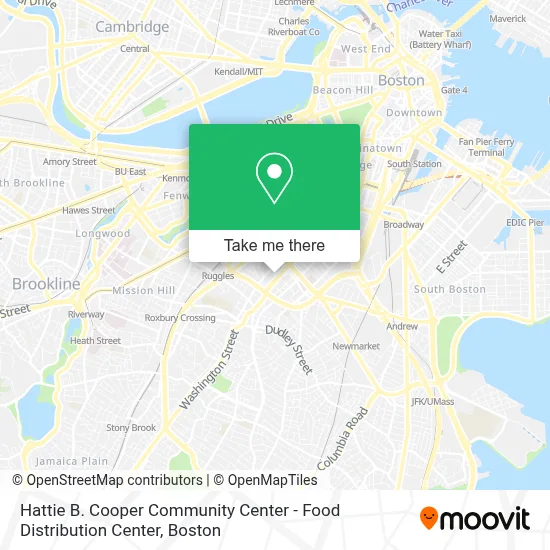 Hattie B. Cooper Community Center - Food Distribution Center map