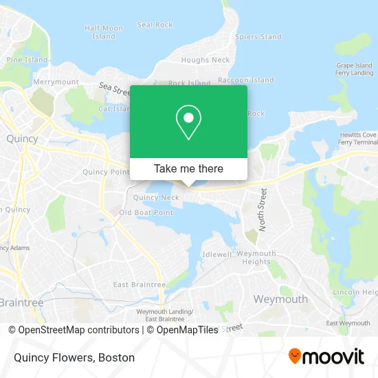 Quincy Flowers map