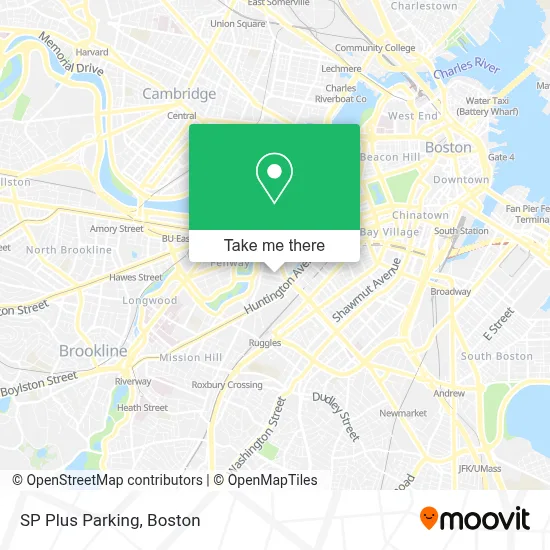 SP Plus Parking map