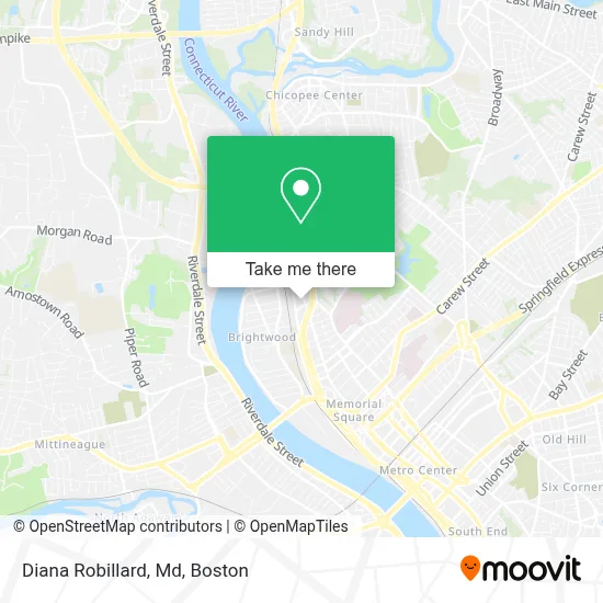 Diana Robillard, Md map