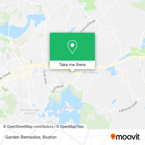 Garden Remedies map