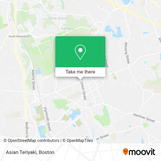 Asian Teriyaki map