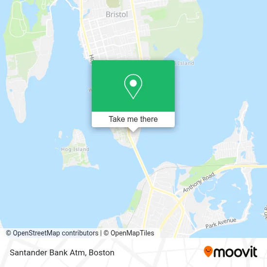 Santander Bank Atm map