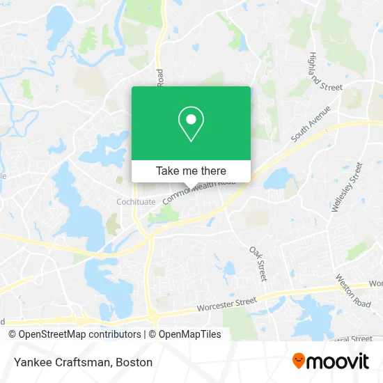 Yankee Craftsman map