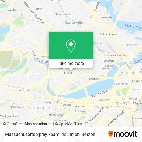 Massachusetts Spray Foam Insulation map