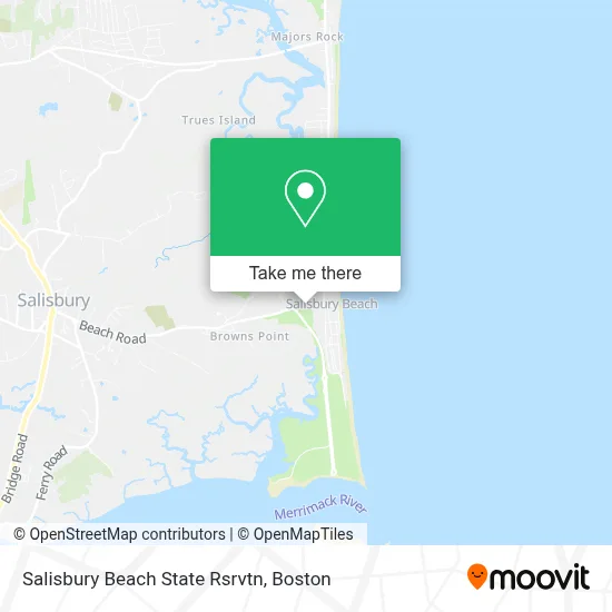 Salisbury Beach State Rsrvtn map