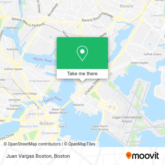 Juan Vargas Boston map