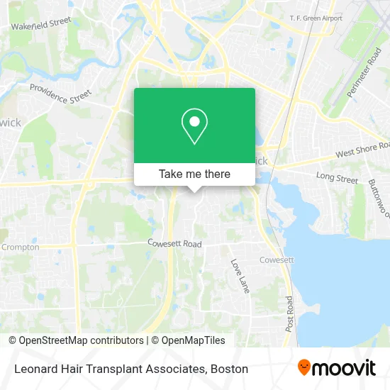 Leonard Hair Transplant Associates map