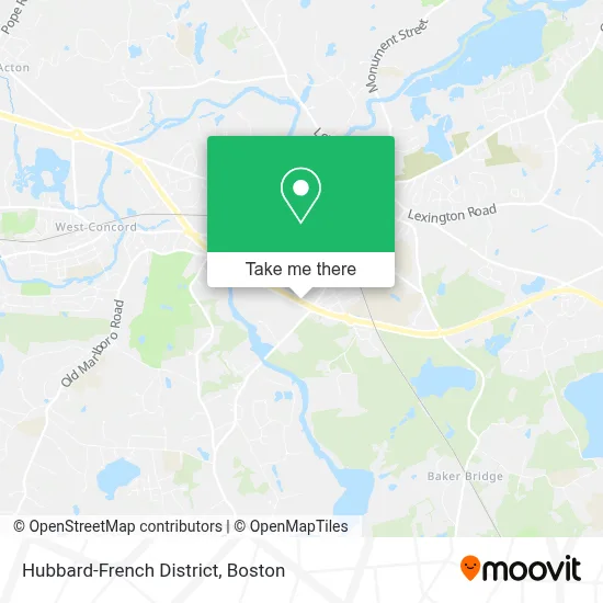 Hubbard-French District map