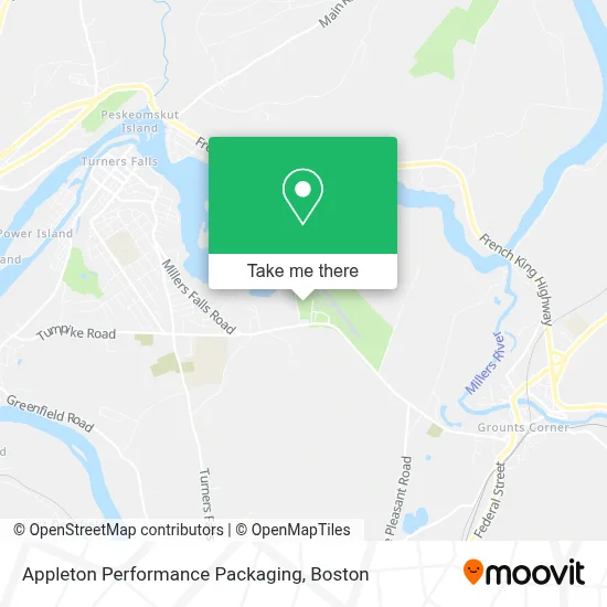 Appleton Performance Packaging map