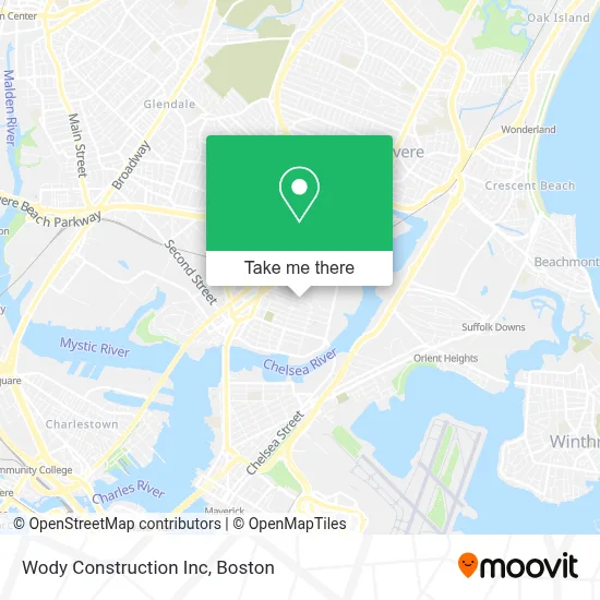 Wody Construction Inc map