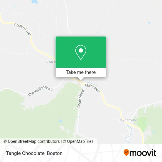 Tangle Chocolate map
