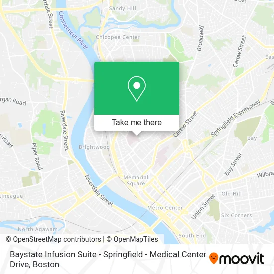 Baystate Infusion Suite - Springfield - Medical Center Drive map