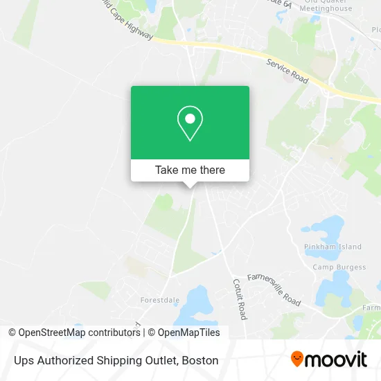 Ups Authorized Shipping Outlet map