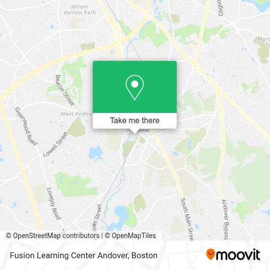 Fusion Learning Center Andover map