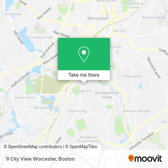 9 City View Worcester map
