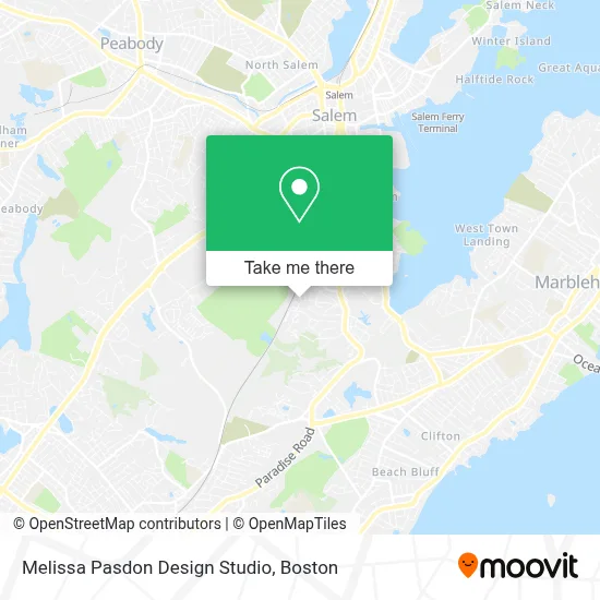 Melissa Pasdon Design Studio map