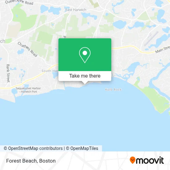 Forest Beach map