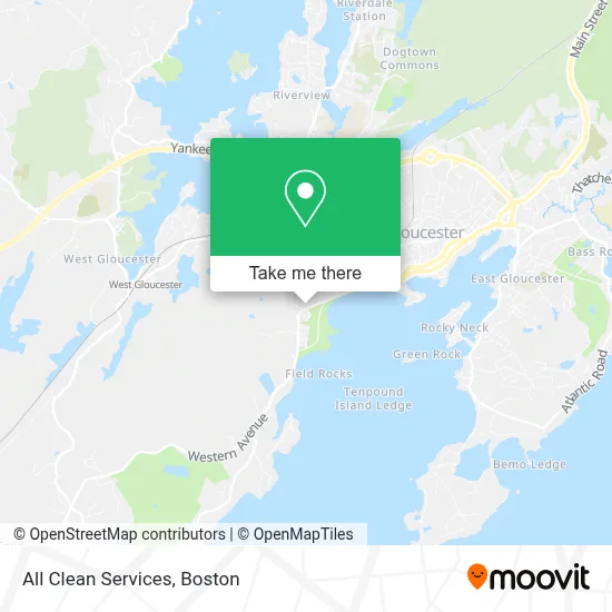 All Clean Services map