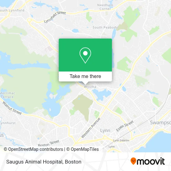 Saugus Animal Hospital map