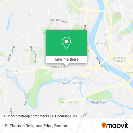 St Thomas Religious Educ map
