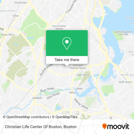 Christian Life Center Of Boston map